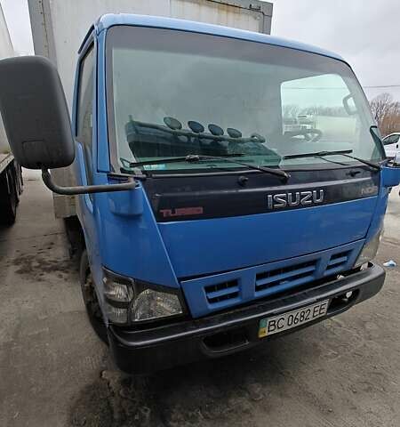 Синий Исузу НКР, объемом двигателя 5.2 л и пробегом 283 тыс. км за 10500 $, фото 2 на Automoto.ua