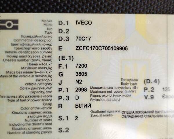 Білий Івеко Дейлі, об'ємом двигуна 3 л та пробігом 439 тис. км за 28500 $, фото 3 на Automoto.ua