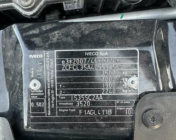 Белый Ивеко Дейли, объемом двигателя 0 л и пробегом 42 тыс. км за 30000 $, фото 28 на Automoto.ua