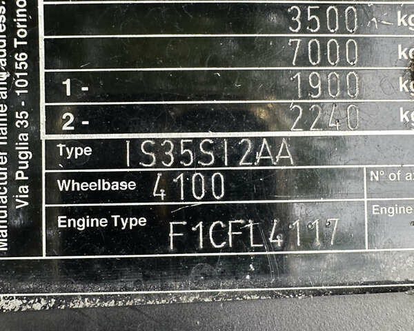 Белый Ивеко Дейли, объемом двигателя 3 л и пробегом 218 тыс. км за 35500 $, фото 1 на Automoto.ua
