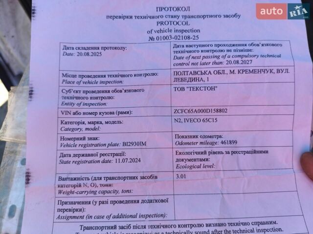 Белый Ивеко Дейли, объемом двигателя 2.8 л и пробегом 520 тыс. км за 10500 $, фото 34 на Automoto.ua