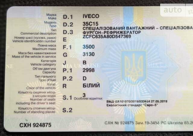Білий Івеко Дейлі, об'ємом двигуна 3 л та пробігом 370 тис. км за 22400 $, фото 1 на Automoto.ua