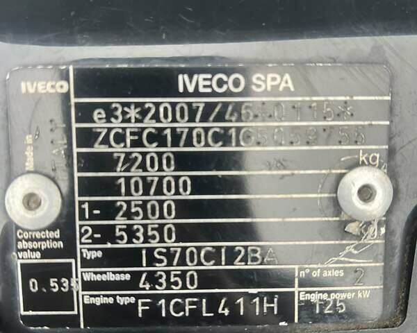 Белый Ивеко Дейли груз., объемом двигателя 3 л и пробегом 400 тыс. км за 22000 $, фото 2 на Automoto.ua