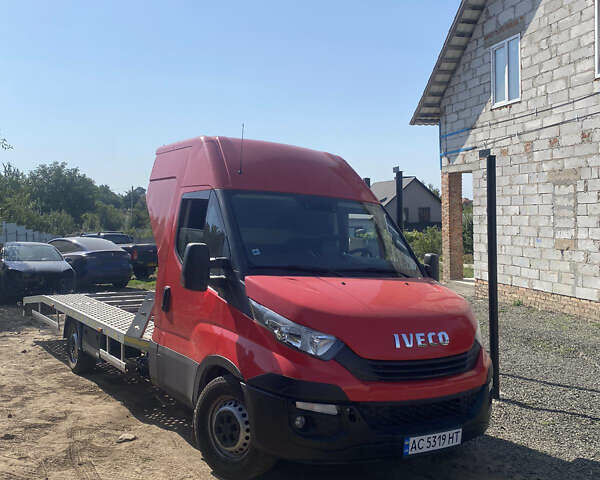 Червоний Івеко Дейлі, об'ємом двигуна 3.2 л та пробігом 210 тис. км за 24000 $, фото 1 на Automoto.ua