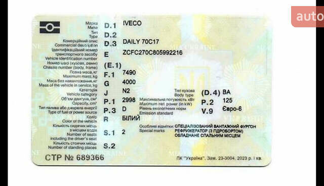 Івеко Дейлі, об'ємом двигуна 3 л та пробігом 370 тис. км за 36300 $, фото 23 на Automoto.ua