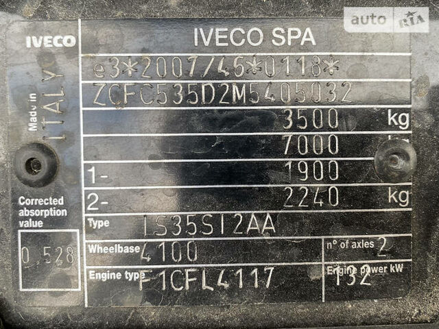 Желтый Ивеко Дейли, объемом двигателя 3 л и пробегом 112 тыс. км за 40500 $, фото 19 на Automoto.ua