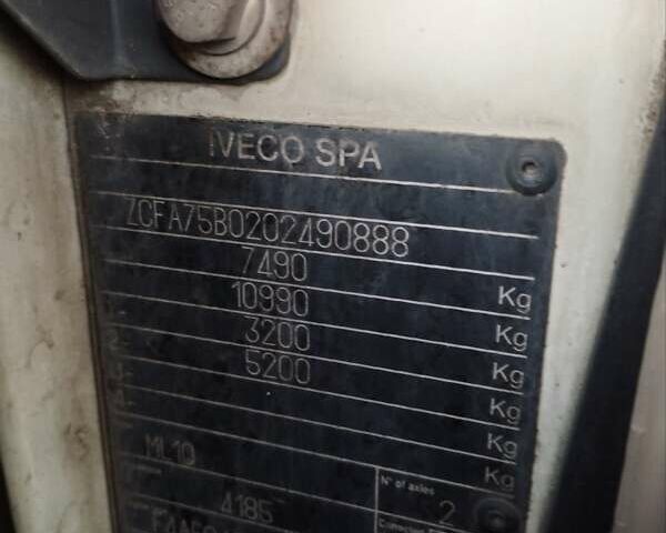 Белый Ивеко ЕвроКарго, объемом двигателя 3.92 л и пробегом 862 тыс. км за 12200 $, фото 7 на Automoto.ua