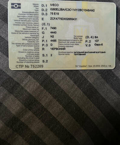 Ивеко ЕвроКарго 2016 в Стрые на Automoto.ua Красный Ивеко ЕвроКарго, объемом двигателя 4.6 л и пробегом 900 тыс. км за 23000 $, фото 9 на Automoto.ua