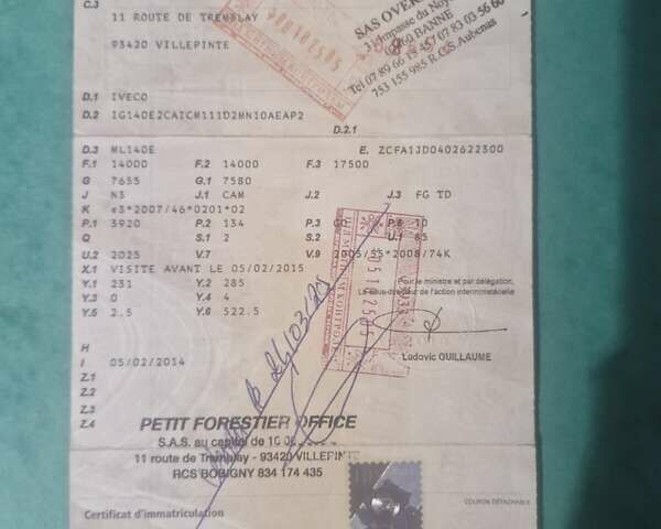 Івеко ЄвроКарго, об'ємом двигуна 0 л та пробігом 305 тис. км за 26700 $, фото 20 на Automoto.ua