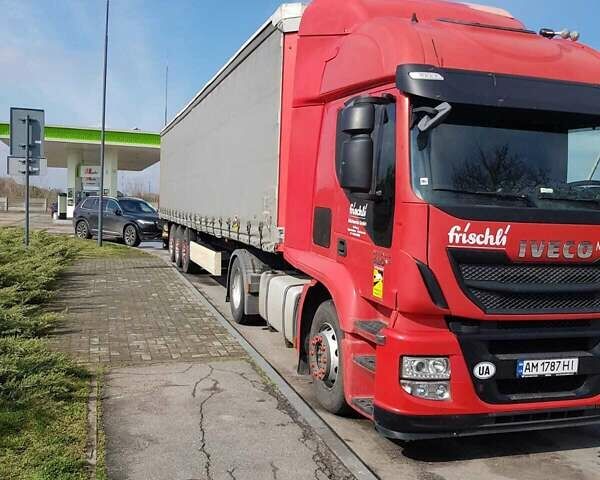 Червоний Івеко Stralis, об'ємом двигуна 11.12 л та пробігом 920 тис. км за 19000 $, фото 2 на Automoto.ua