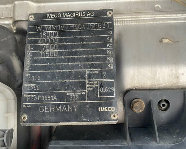 Серый Ивеко Стралис, объемом двигателя 10.3 л и пробегом 260 тыс. км за 9000 $, фото 3 на Automoto.ua