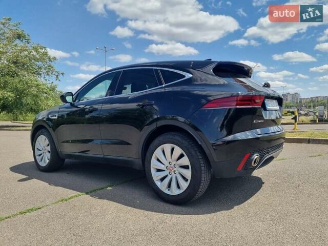 Черный Ягуар E-Pace, объемом двигателя 2 л и пробегом 51 тыс. км за 24000 $, фото 2 на Automoto.ua