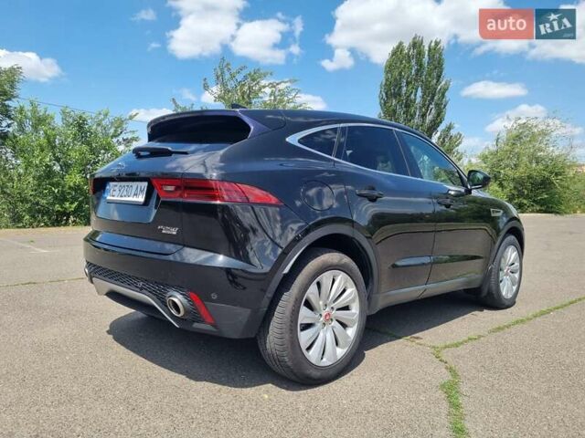 Черный Ягуар E-Pace, объемом двигателя 2 л и пробегом 51 тыс. км за 24000 $, фото 4 на Automoto.ua