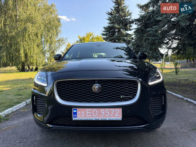 Черный Ягуар E-Pace, объемом двигателя 2 л и пробегом 233 тыс. км за 22300 $, фото 1 на Automoto.ua