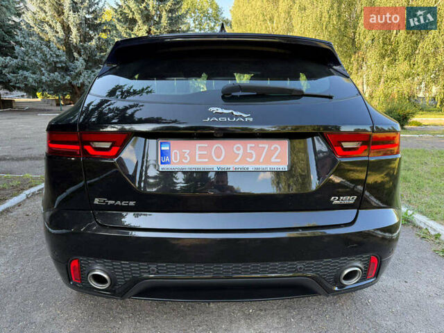 Черный Ягуар E-Pace, объемом двигателя 2 л и пробегом 233 тыс. км за 22300 $, фото 4 на Automoto.ua