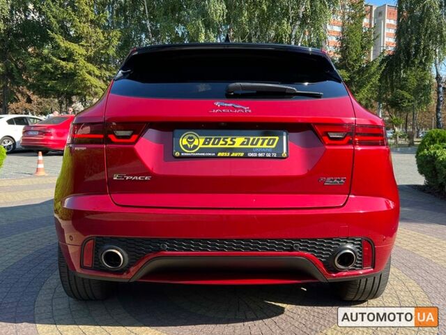 Красный Ягуар E-Pace, объемом двигателя 2 л и пробегом 136 тыс. км за 31900 $, фото 5 на Automoto.ua