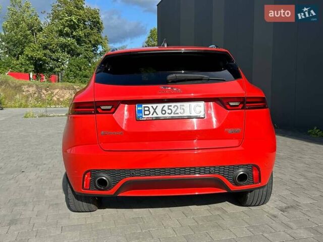 Червоний Ягуар E-Pace, об'ємом двигуна 2 л та пробігом 123 тис. км за 26300 $, фото 1 на Automoto.ua