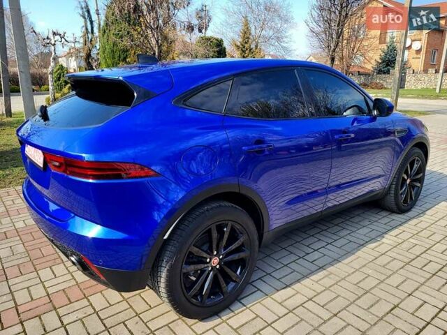 Синий Ягуар E-Pace, объемом двигателя 2 л и пробегом 55 тыс. км за 25500 $, фото 20 на Automoto.ua