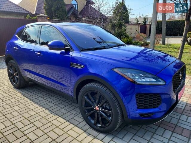 Синий Ягуар E-Pace, объемом двигателя 2 л и пробегом 55 тыс. км за 25500 $, фото 6 на Automoto.ua