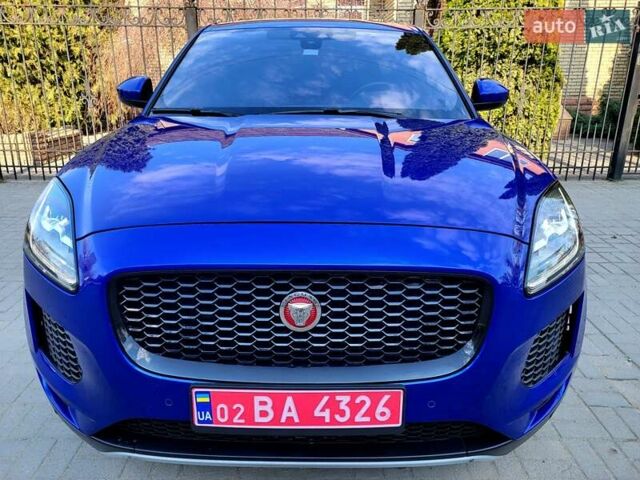 Синий Ягуар E-Pace, объемом двигателя 2 л и пробегом 55 тыс. км за 25500 $, фото 4 на Automoto.ua