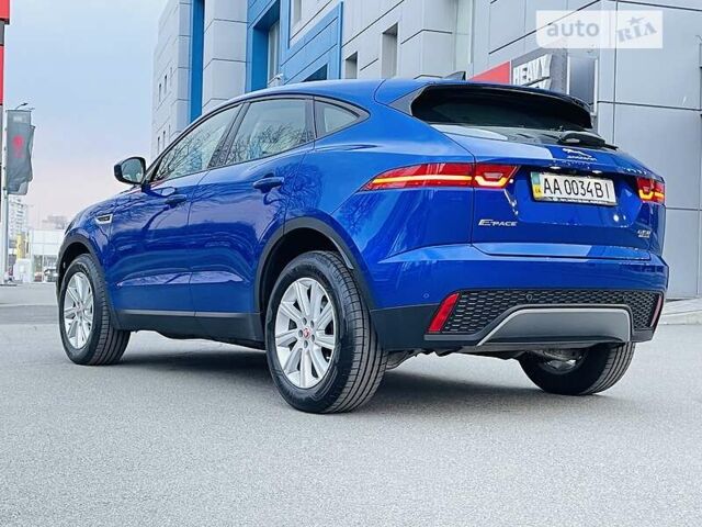 Синий Ягуар E-Pace, объемом двигателя 2 л и пробегом 22 тыс. км за 38800 $, фото 3 на Automoto.ua