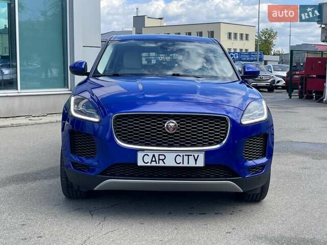 Синий Ягуар E-Pace, объемом двигателя 2 л и пробегом 45 тыс. км за 31999 $, фото 1 на Automoto.ua