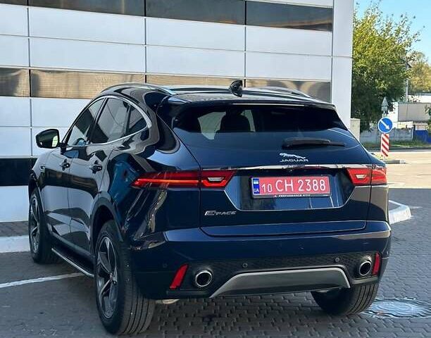Синий Ягуар E-Pace, объемом двигателя 2 л и пробегом 44 тыс. км за 34900 $, фото 4 на Automoto.ua