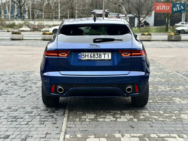 Синий Ягуар E-Pace, объемом двигателя 2 л и пробегом 21 тыс. км за 47700 $, фото 4 на Automoto.ua