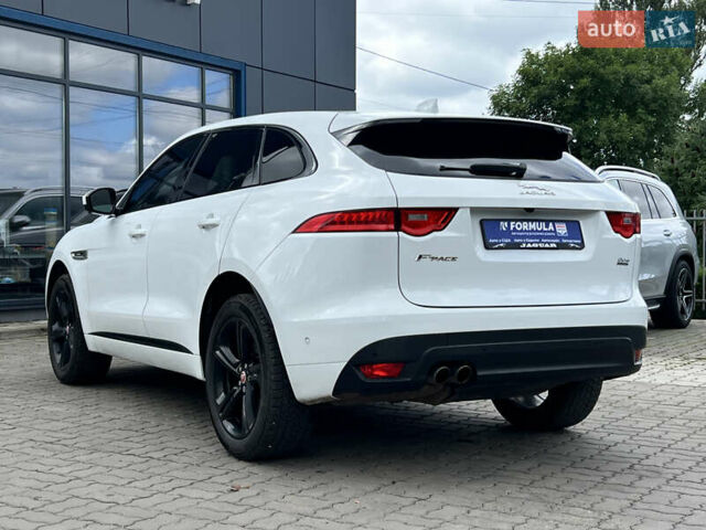 Белый Ягуар Ф-Пейс, объемом двигателя 2 л и пробегом 177 тыс. км за 28990 $, фото 13 на Automoto.ua