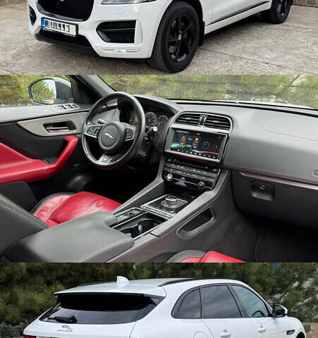 Білий Ягуар Ф-Пейс, об'ємом двигуна 2 л та пробігом 100 тис. км за 25700 $, фото 78 на Automoto.ua