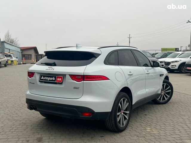 Белый Ягуар Ф-Пейс, объемом двигателя 2 л и пробегом 129 тыс. км за 25590 $, фото 10 на Automoto.ua