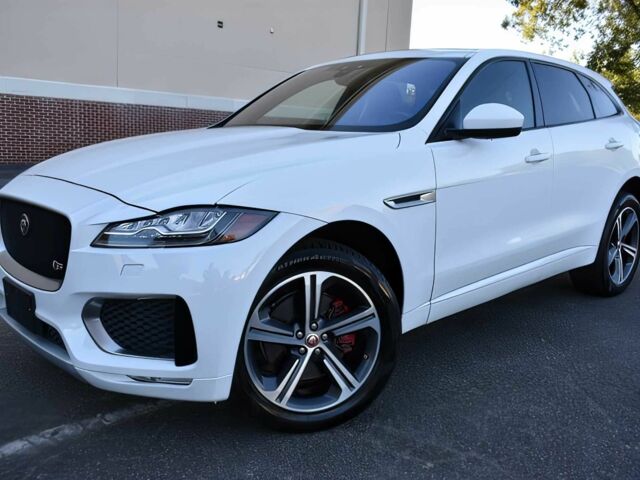 Белый Ягуар Ф-Пейс, объемом двигателя 3 л и пробегом 50 тыс. км за 10000 $, фото 2 на Automoto.ua