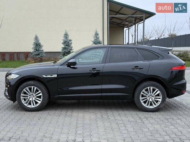 Черный Ягуар Ф-Пейс, объемом двигателя 2 л и пробегом 237 тыс. км за 17950 $, фото 2 на Automoto.ua