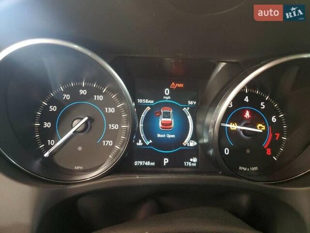 Черный Ягуар Ф-Пейс, объемом двигателя 3 л и пробегом 79 тыс. км за 4000 $, фото 8 на Automoto.ua