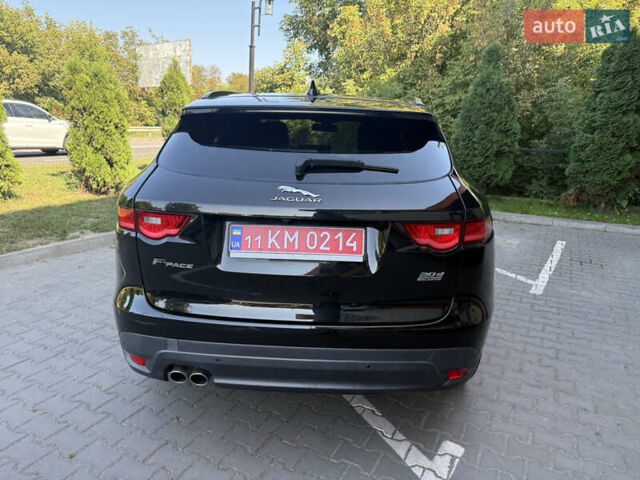 Черный Ягуар Ф-Пейс, объемом двигателя 2 л и пробегом 179 тыс. км за 19300 $, фото 7 на Automoto.ua