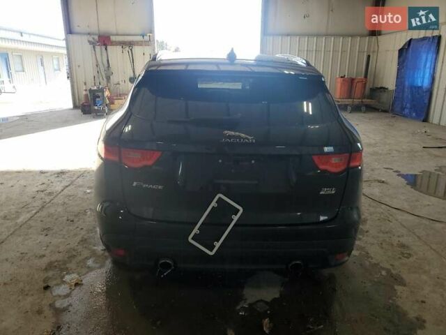 Черный Ягуар Ф-Пейс, объемом двигателя 3 л и пробегом 79 тыс. км за 4000 $, фото 5 на Automoto.ua