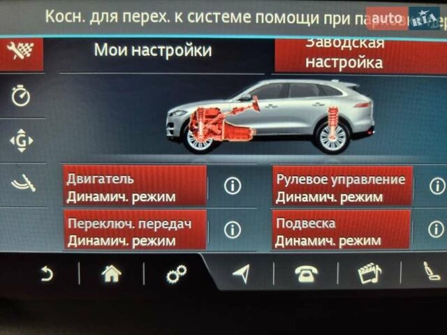 Черный Ягуар Ф-Пейс, объемом двигателя 3 л и пробегом 85 тыс. км за 29900 $, фото 34 на Automoto.ua