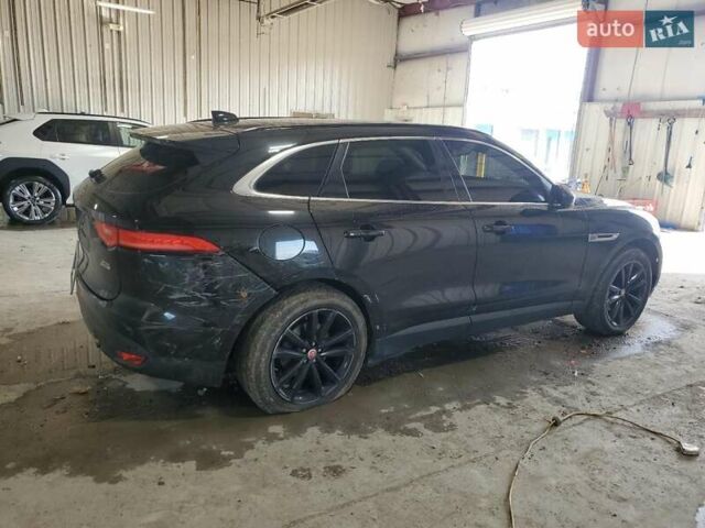 Черный Ягуар Ф-Пейс, объемом двигателя 3 л и пробегом 79 тыс. км за 4000 $, фото 2 на Automoto.ua