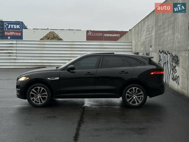 Черный Ягуар Ф-Пейс, объемом двигателя 2 л и пробегом 178 тыс. км за 19000 $, фото 4 на Automoto.ua
