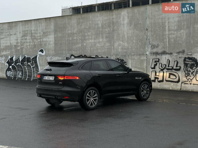 Черный Ягуар Ф-Пейс, объемом двигателя 2 л и пробегом 178 тыс. км за 19000 $, фото 8 на Automoto.ua