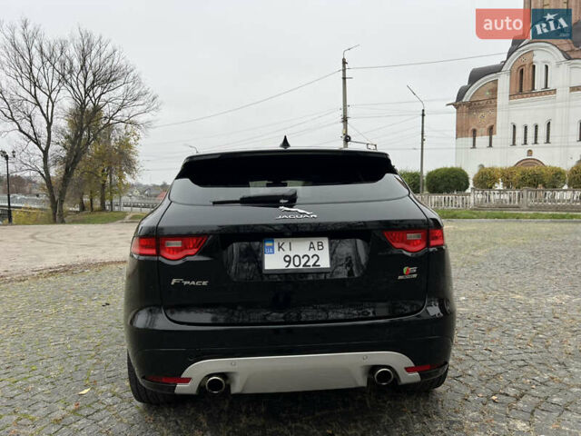 Чорний Ягуар Ф-Пейс, об'ємом двигуна 3 л та пробігом 98 тис. км за 28500 $, фото 3 на Automoto.ua