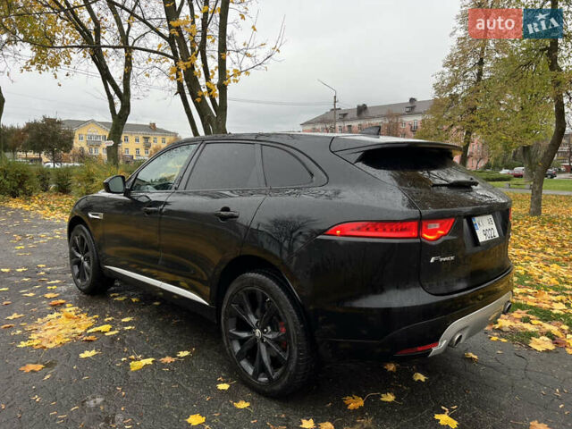 Чорний Ягуар Ф-Пейс, об'ємом двигуна 3 л та пробігом 98 тис. км за 33000 $, фото 3 на Automoto.ua
