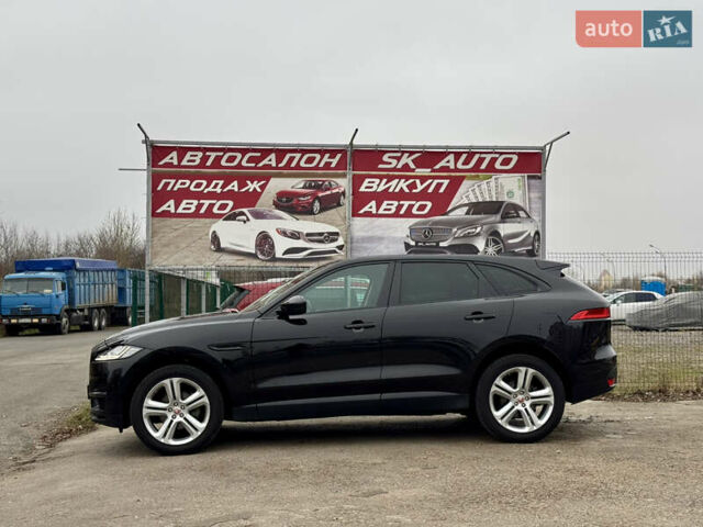 Черный Ягуар Ф-Пейс, объемом двигателя 2 л и пробегом 148 тыс. км за 24800 $, фото 63 на Automoto.ua