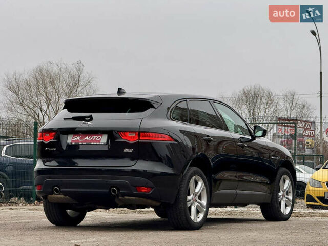 Черный Ягуар Ф-Пейс, объемом двигателя 2 л и пробегом 148 тыс. км за 24800 $, фото 5 на Automoto.ua