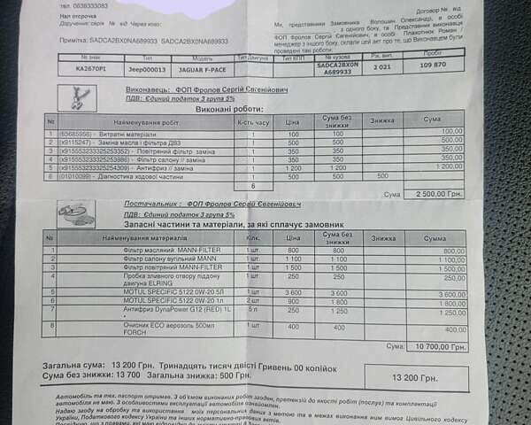 Чорний Ягуар Ф-Пейс, об'ємом двигуна 2 л та пробігом 111 тис. км за 38900 $, фото 30 на Automoto.ua