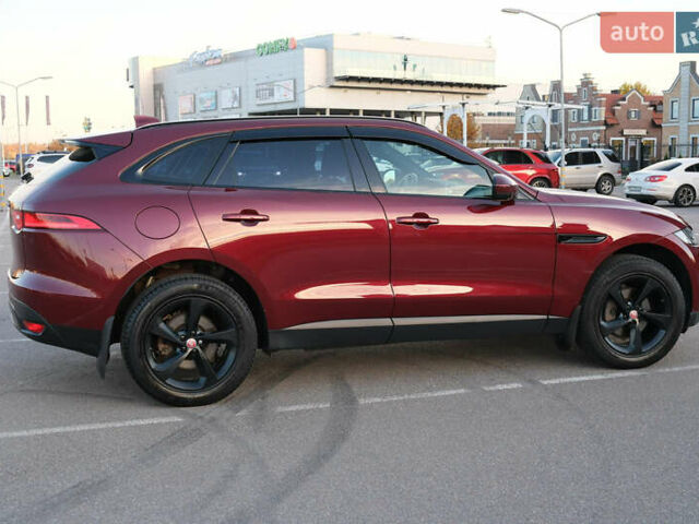 Красный Ягуар Ф-Пейс, объемом двигателя 2 л и пробегом 214 тыс. км за 22500 $, фото 18 на Automoto.ua
