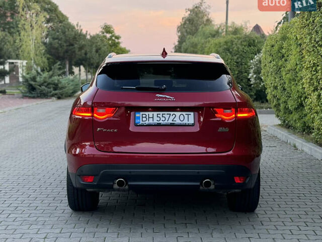 Красный Ягуар Ф-Пейс, объемом двигателя 3 л и пробегом 65 тыс. км за 20000 $, фото 18 на Automoto.ua