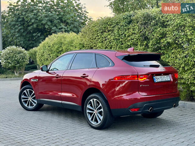 Красный Ягуар Ф-Пейс, объемом двигателя 3 л и пробегом 65 тыс. км за 20000 $, фото 15 на Automoto.ua
