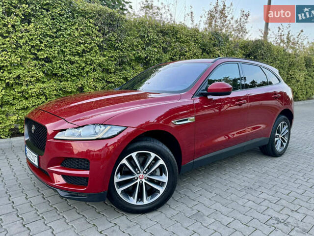 Красный Ягуар Ф-Пейс, объемом двигателя 3 л и пробегом 65 тыс. км за 20000 $, фото 14 на Automoto.ua