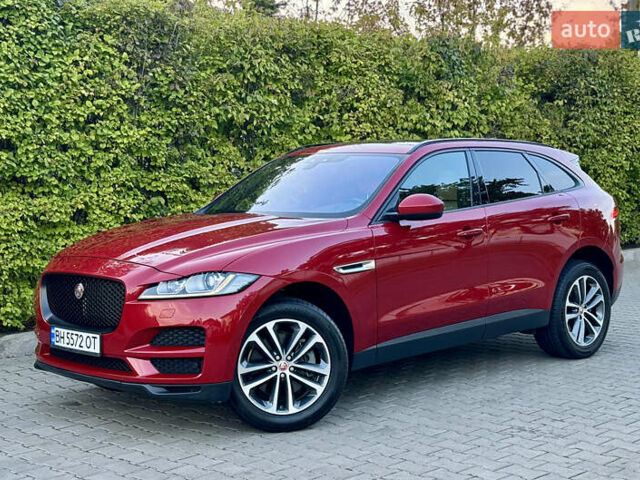 Красный Ягуар Ф-Пейс, объемом двигателя 3 л и пробегом 65 тыс. км за 20000 $, фото 16 на Automoto.ua